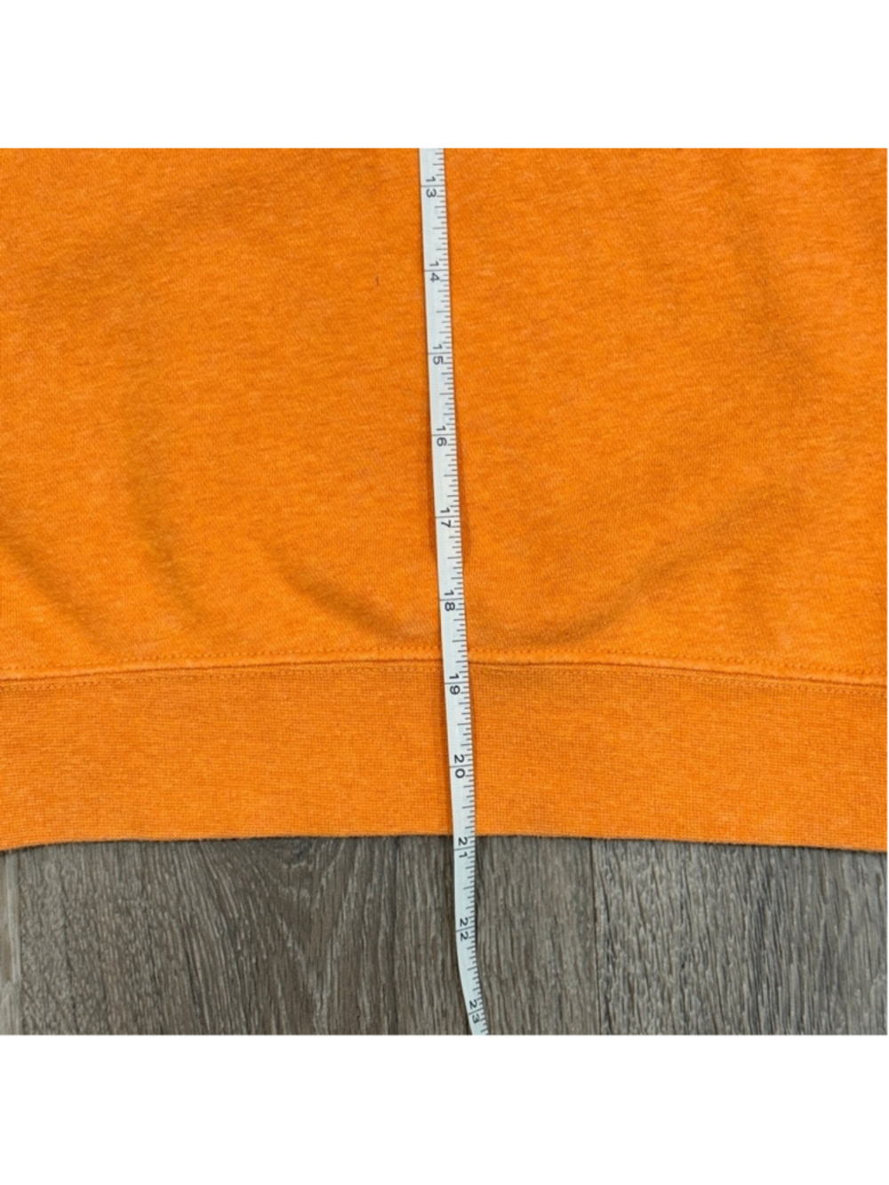 Nike Women’s Heather Orange Sweatshirt with White Logo Size XS - Picture 7 of 9